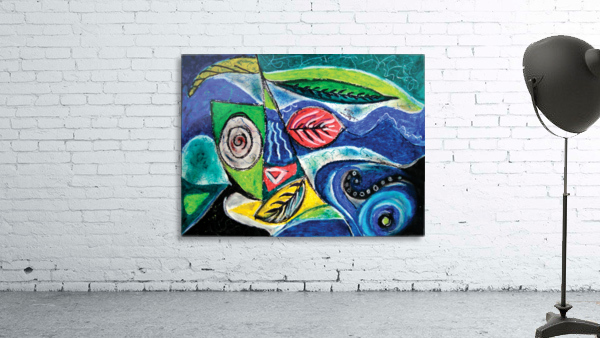 abstract leaf shapes Wall Preview