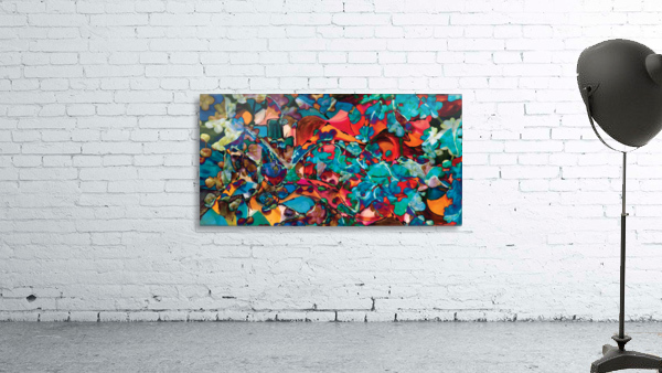 multiform colored abstract shapes Wall Preview