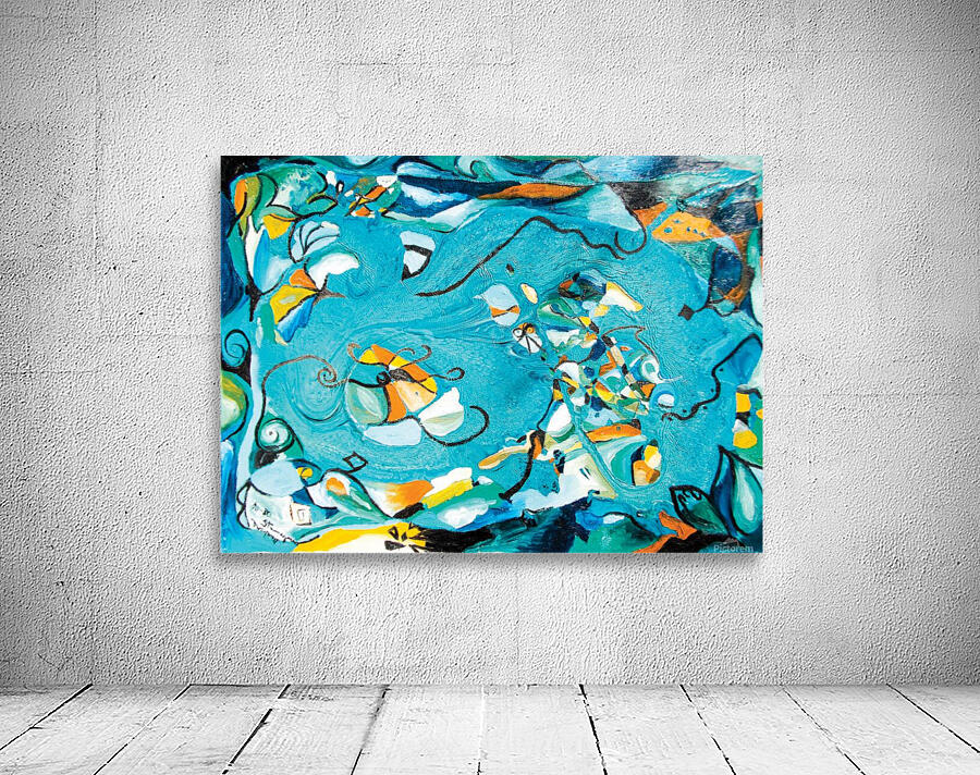 abstract colored shapes Wall Preview