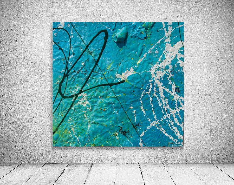 lines ledges  blue space Wall Preview