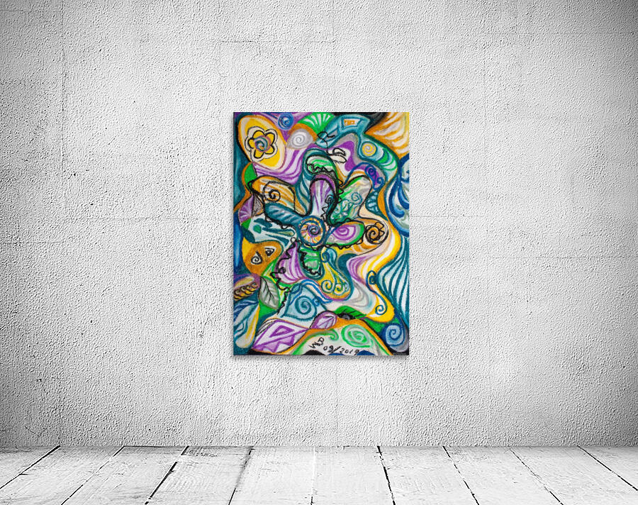 multicolored abstract composition Wall Preview