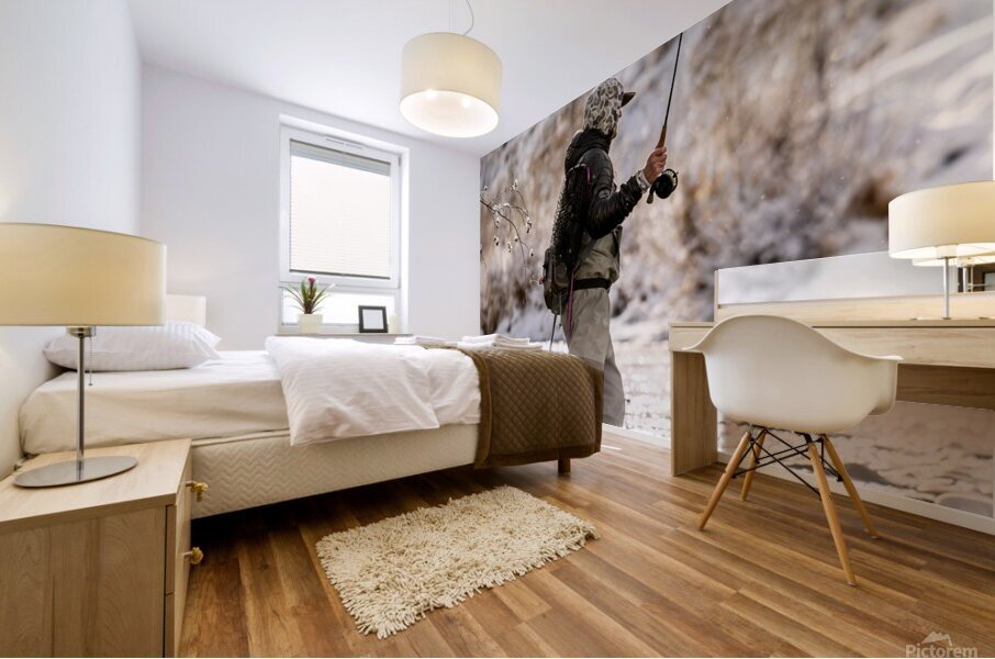Winter Flies 2 Mural print