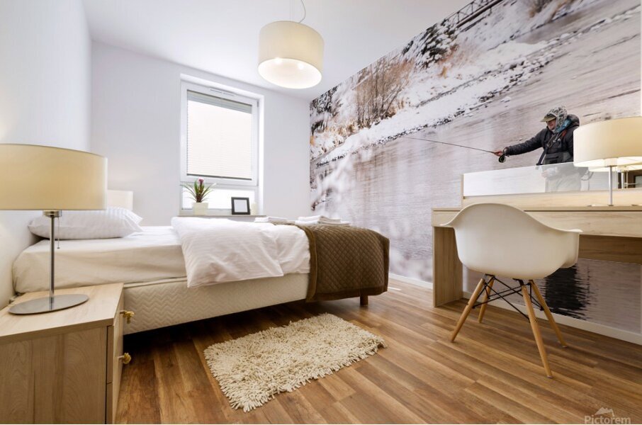 Winter Flies Mural print