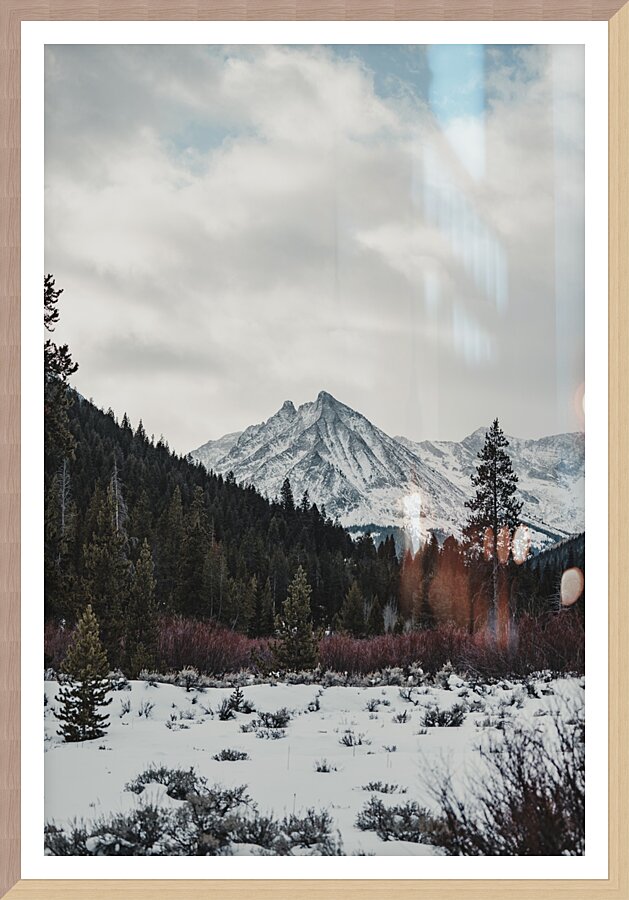 A Lone Peak Picture Frame print