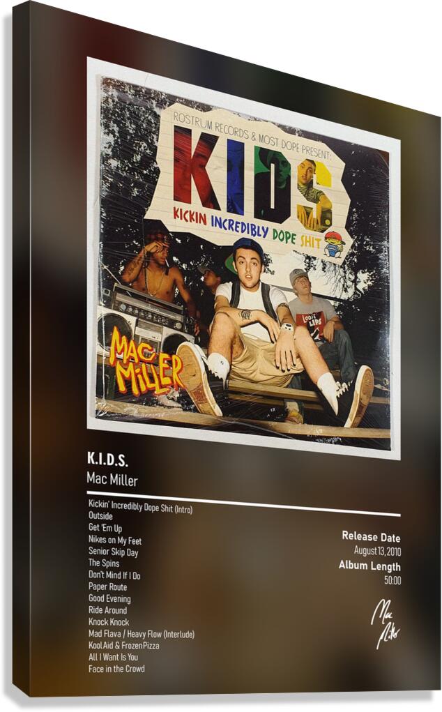 K.I.D.S. Mac Miller Canvas Print