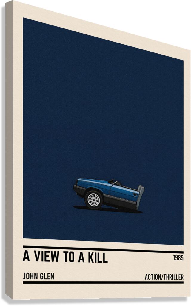 A View to a Kill car Canvas Print
