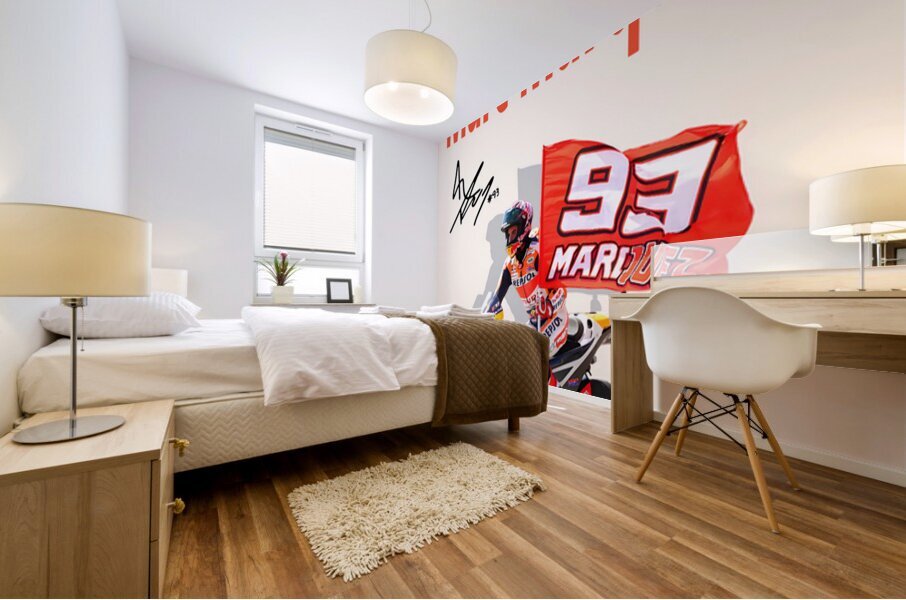 Marc Marquez Mural print