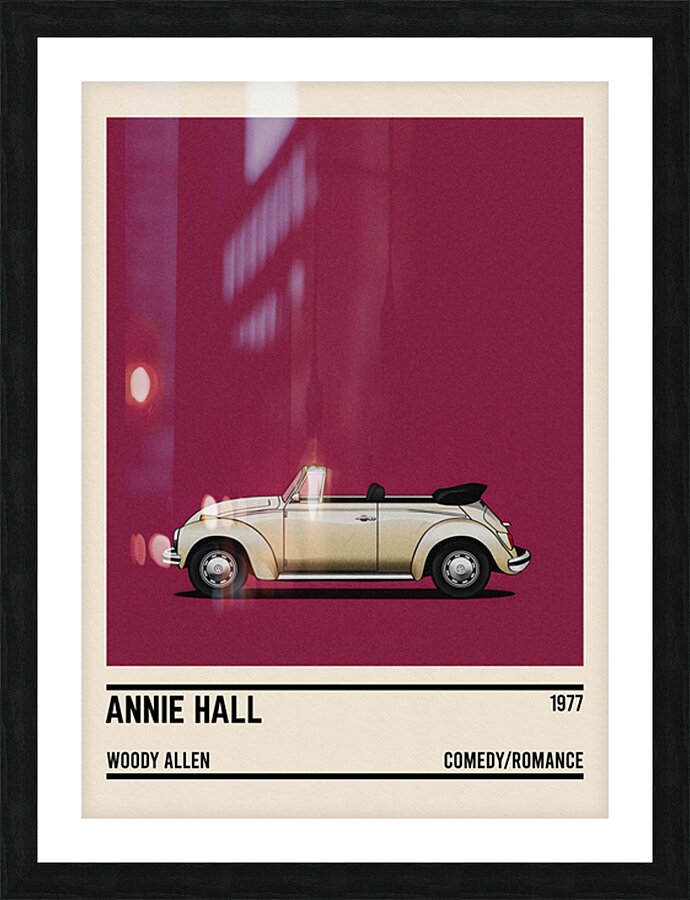 Annie Hall car Picture Frame print
