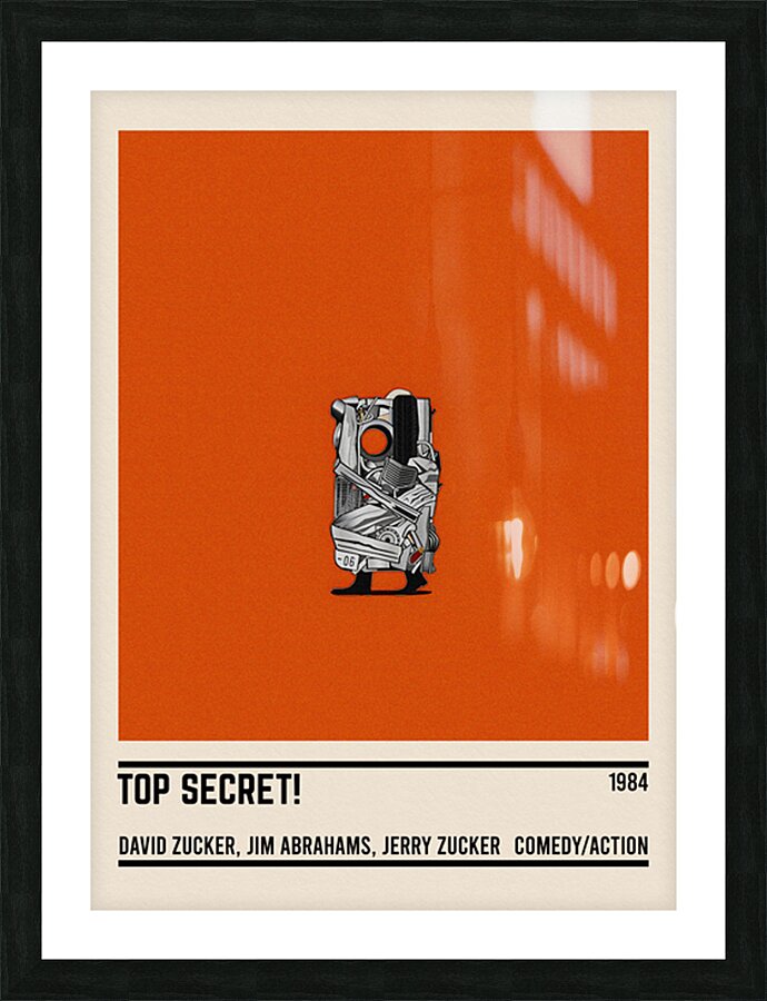 Top secret car Picture Frame print