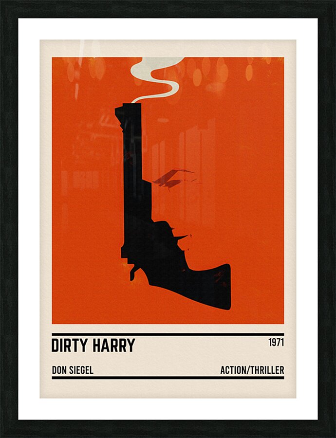 Dirty Harry Picture Frame print