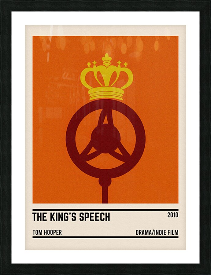 The King s Speech Picture Frame print