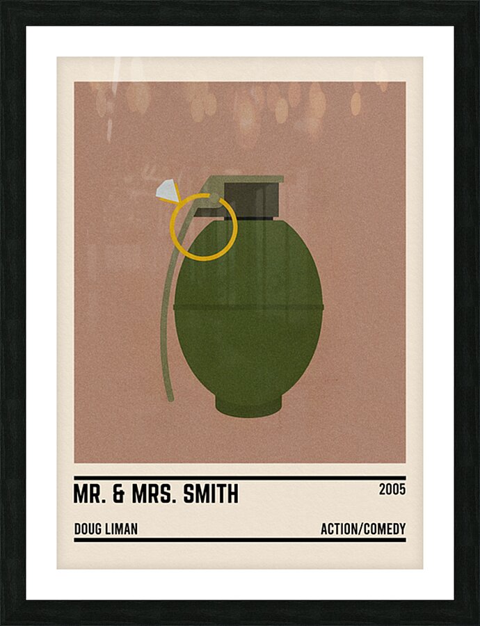 Mr Mrs Smith Picture Frame print
