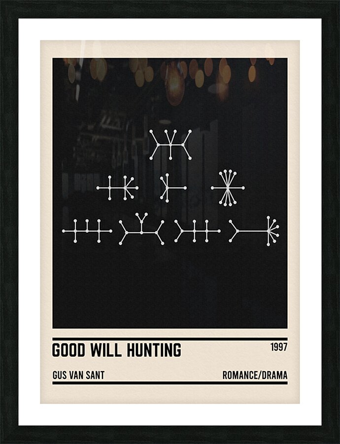 good will hunting Picture Frame print