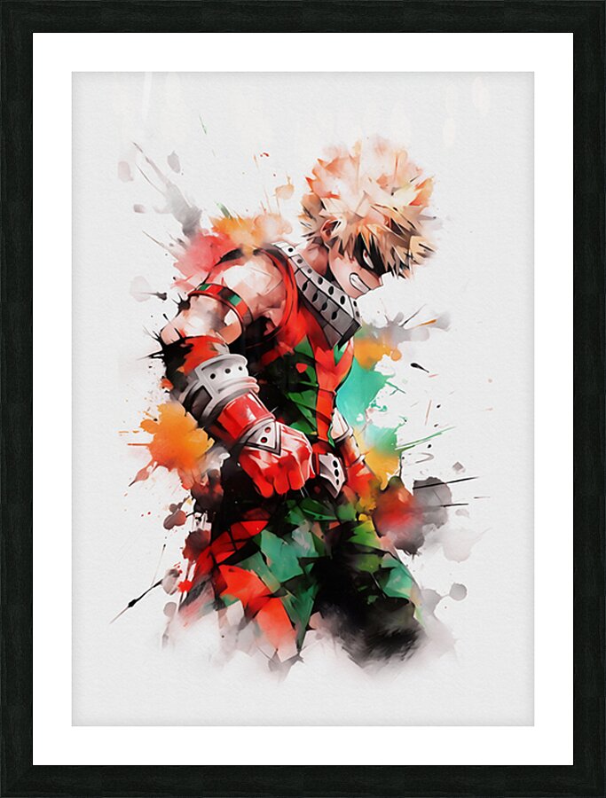 Bakugo Katsuki Picture Frame print