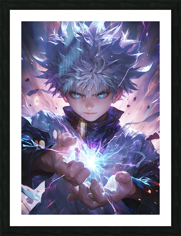Killua hunter x hunter Picture Frame print