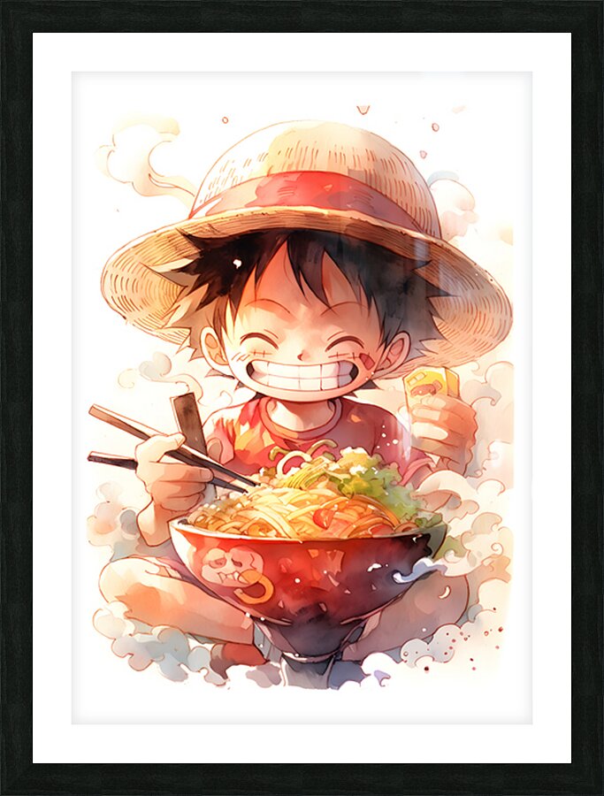 Luffy Picture Frame print