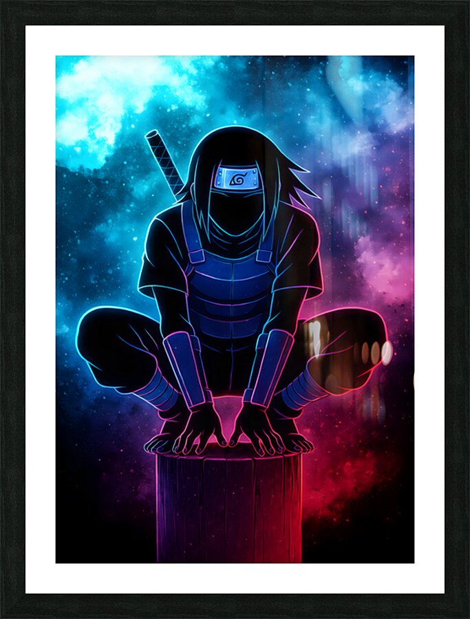 Naruto Itachi Uchiha Picture Frame print