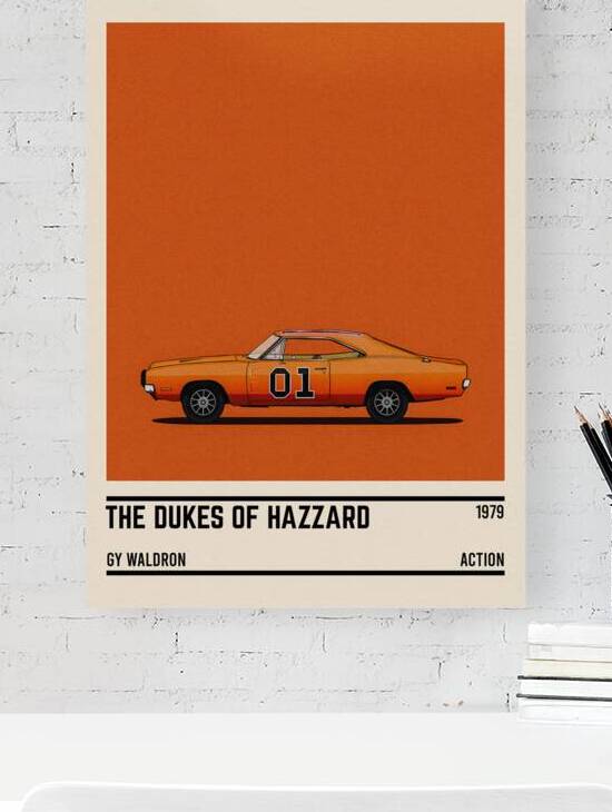 The Dukes of Hazzard tv series car by David Pup