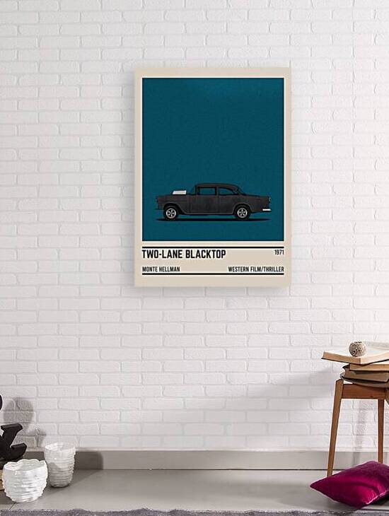 Two Lane Blacktop car movie by David Pup