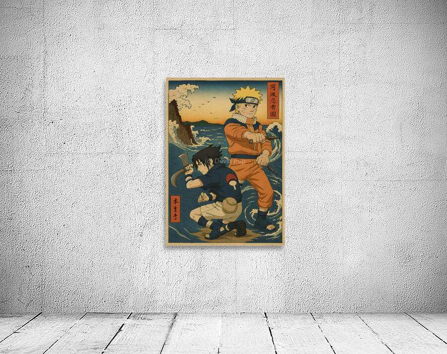 Naruto Naruto and Sasuke Wall Preview