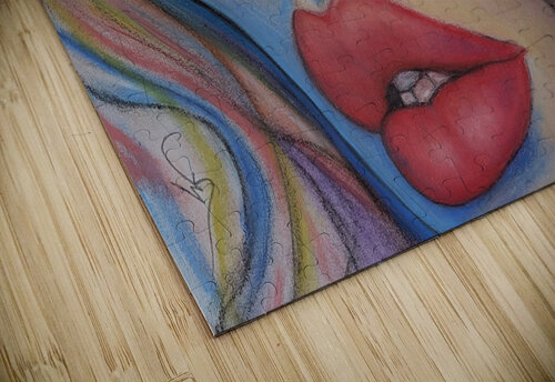 Femme Singe Ws Artiste puzzle