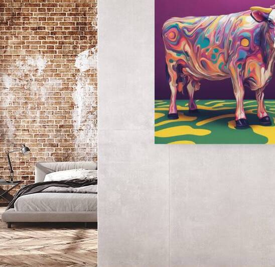 Vache coloree by Ws Artiste