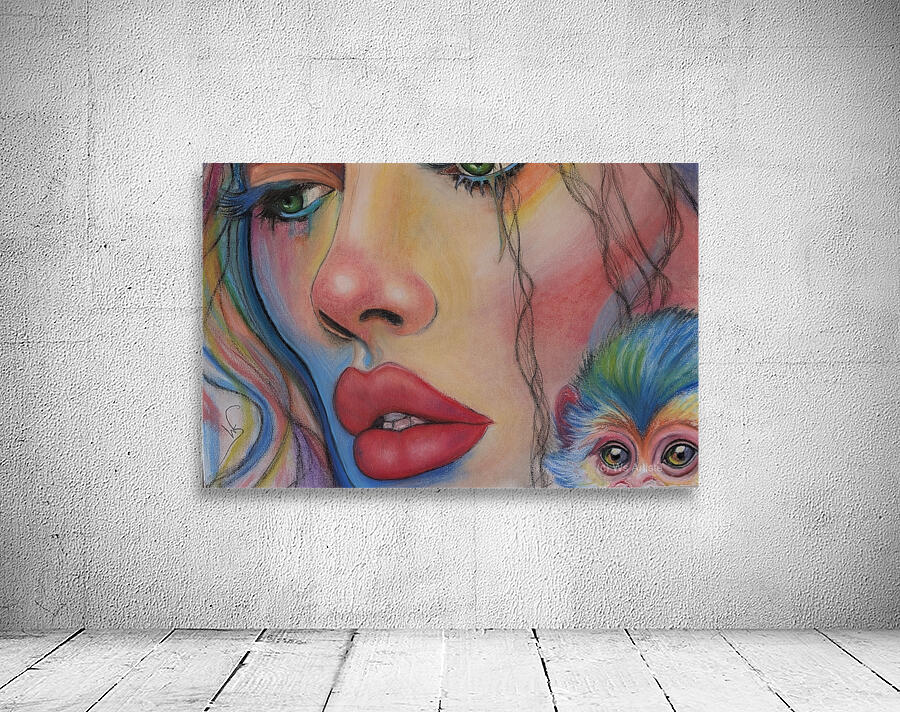 Femme Singe Wall Preview