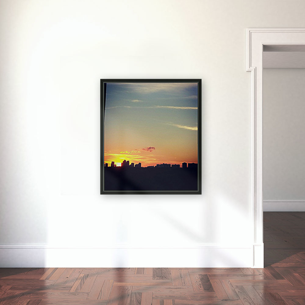 Beautiful Orange Sunset Reproduction