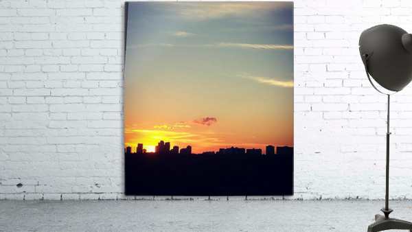Beautiful Orange Sunset Wall Preview
