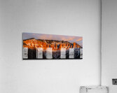 mountain sunset glow Acrylic Print