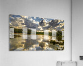 sun rays through the clouds Acrylic Print