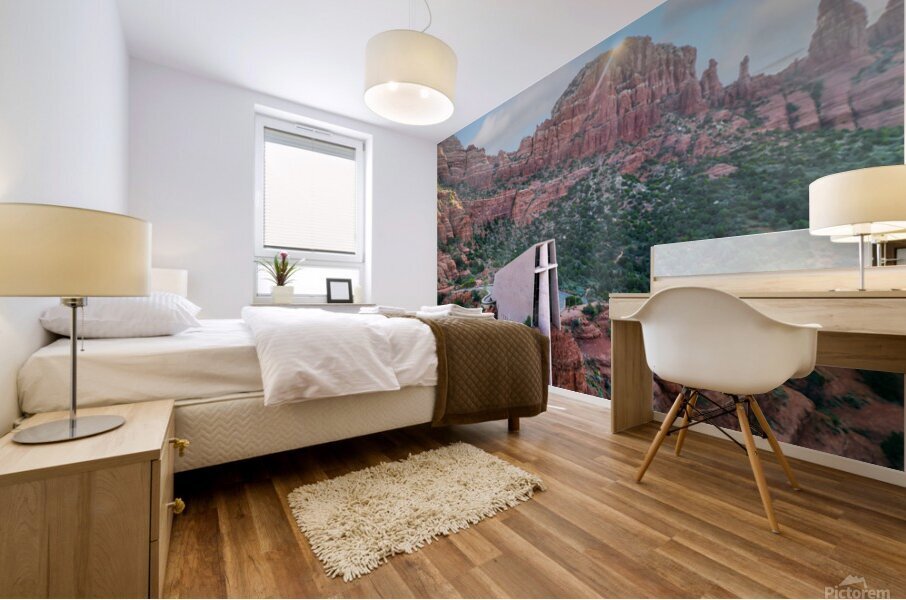 sedona temple Mural print