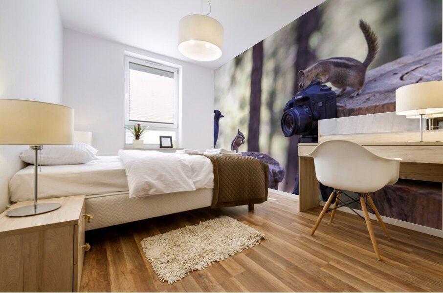 chipmunk picture bomb Mural print