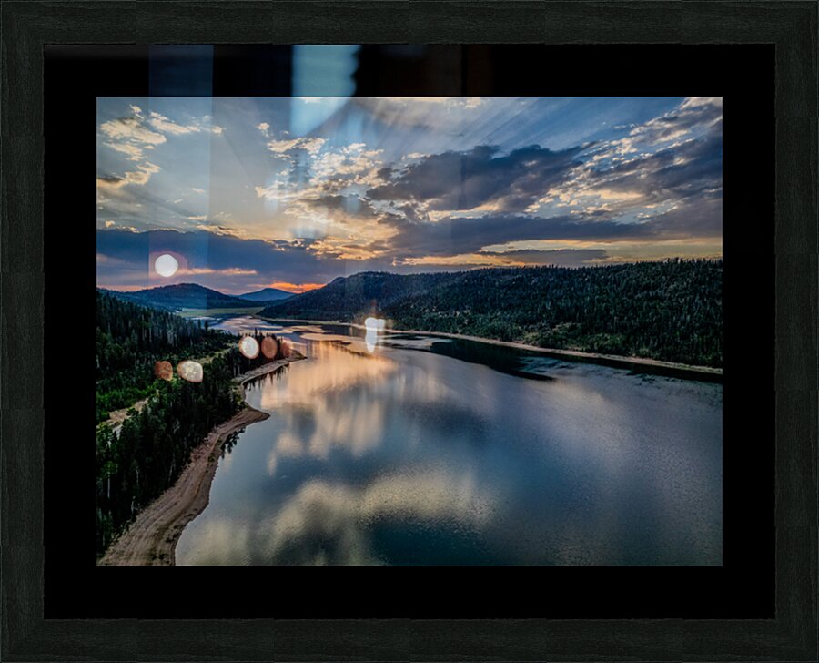 sunset over navajo Picture Frame print