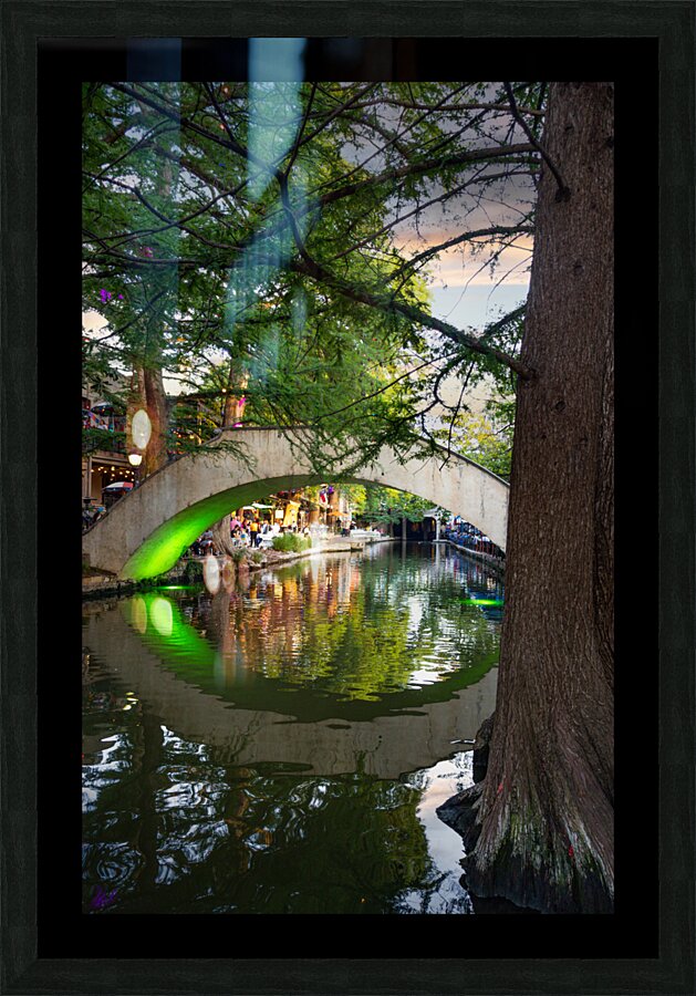 riverwalk sat Picture Frame print