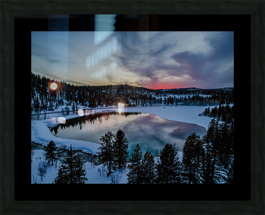 Duck creek Picture Frame print