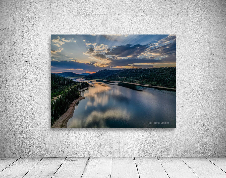 sunset over navajo Wall Preview
