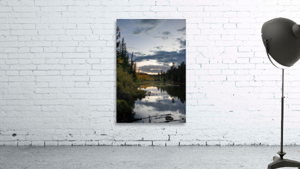 Aspen Mirror sunset Wall Preview