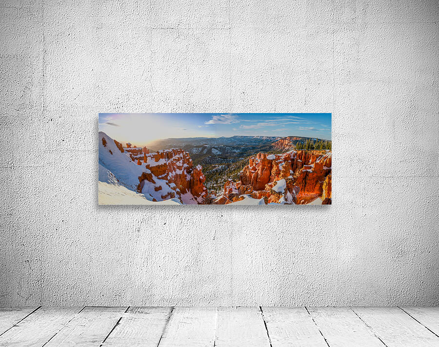 Sunset on hoodoos  Wall Preview