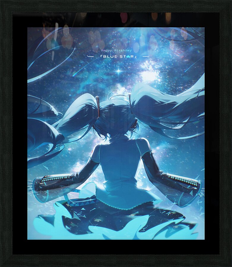 Hatsune Miku 35 Picture Frame print