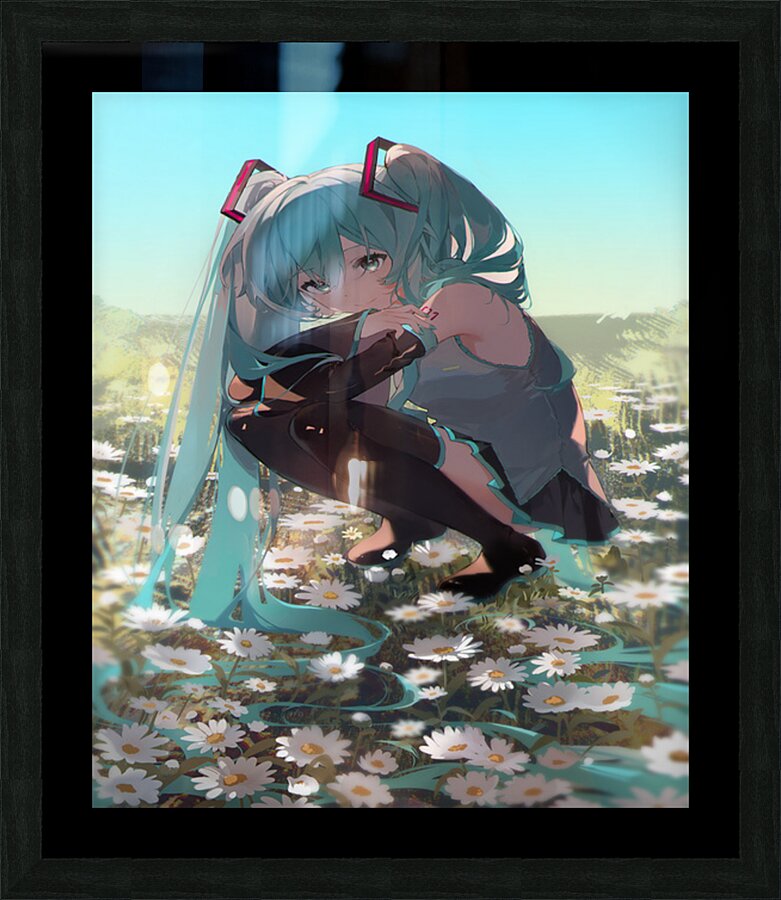 Hatsune Miku 36 Picture Frame print
