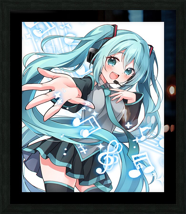Hatsune Miku 21 Picture Frame print