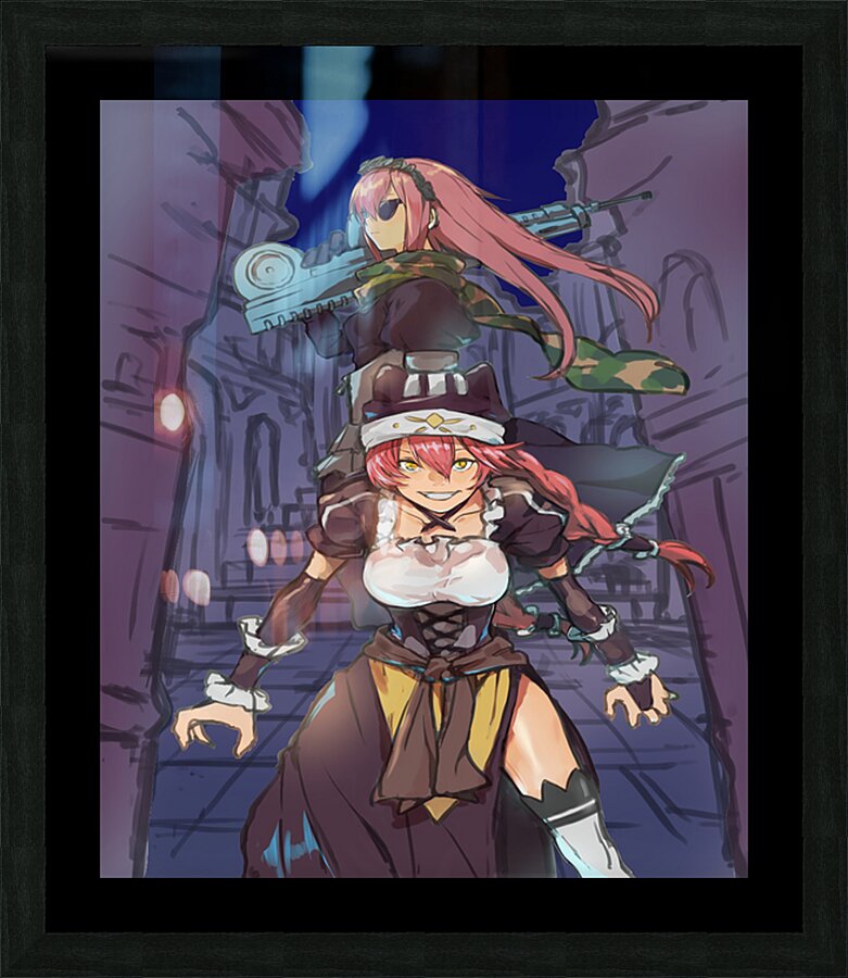 Over Lord 7 Picture Frame print