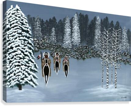 Hunting Party Canvas Print