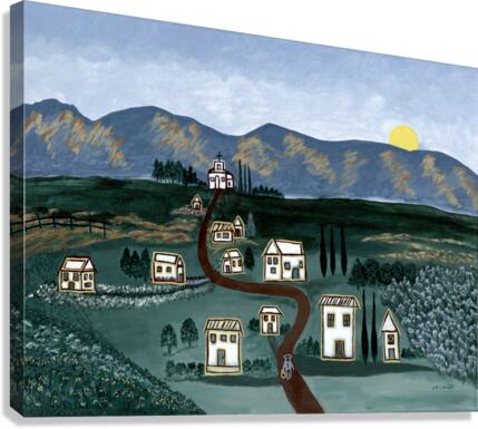 French Countryside Canvas Print