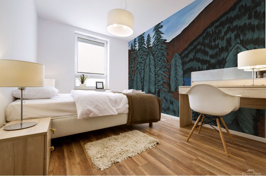 Dark Woods Mural print