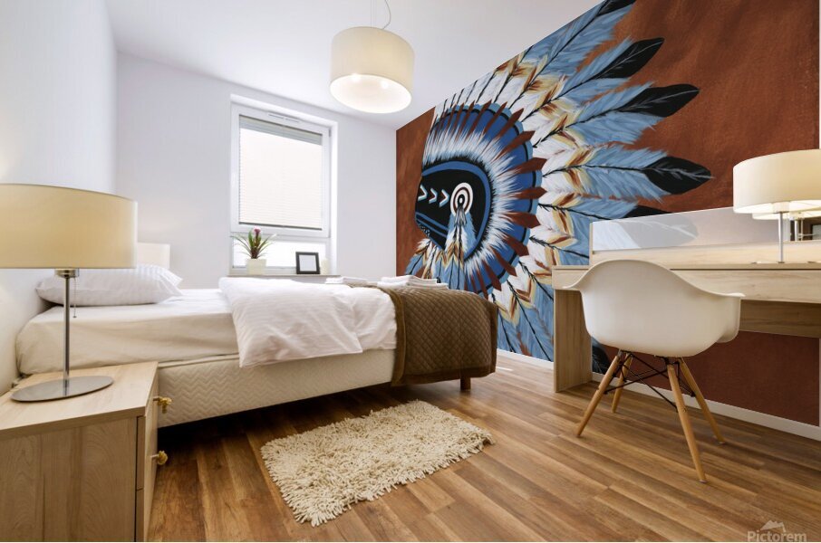Native Pride and Honor Mural print