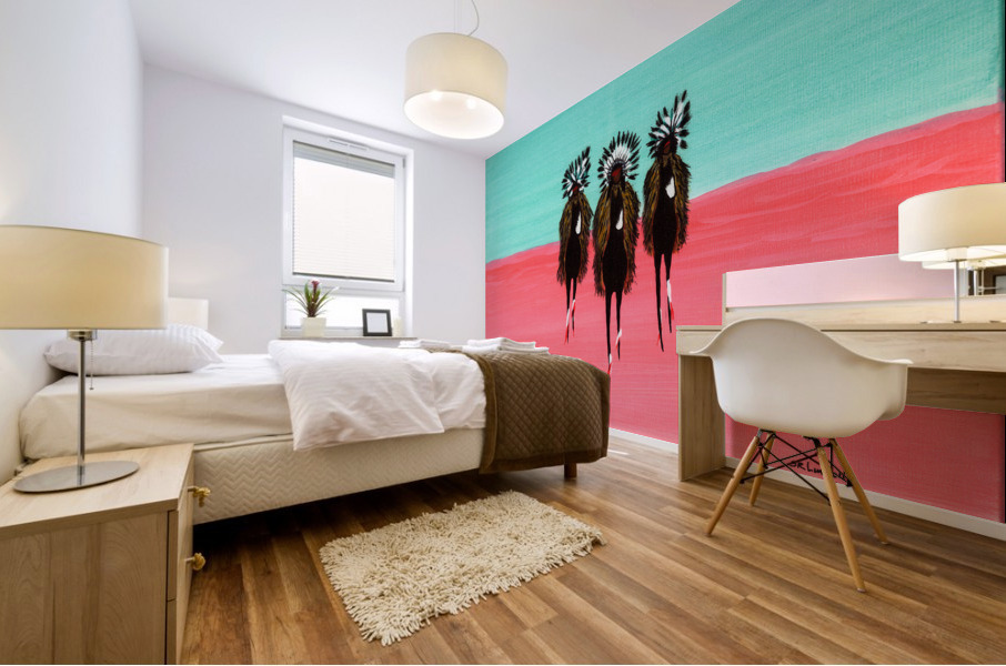 Peace Party Mural print