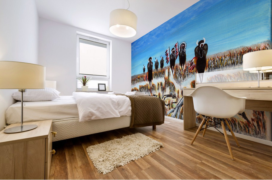 Prairie Warriors Mural print
