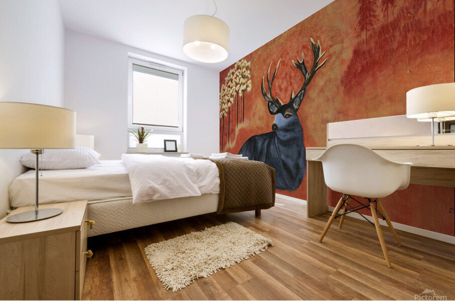 Mule Deer Mural print